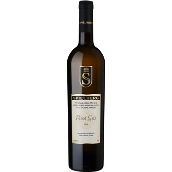 Víno Pinot Gris 2018, výběr z bobulí, SPIELBERG CZ, sladké