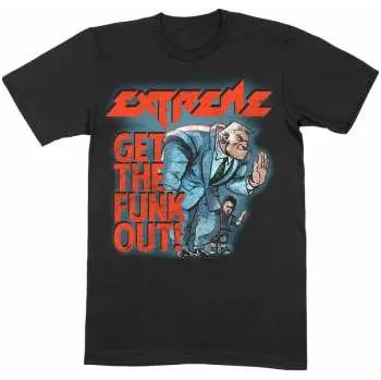 Pánské oblečení Merch Extreme: Tričko Get The Funk Out Bouncer M