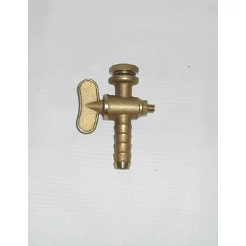 Ochranný vodní filtr Půl coulový mosazný ventil na hadičku prům. 9 mm