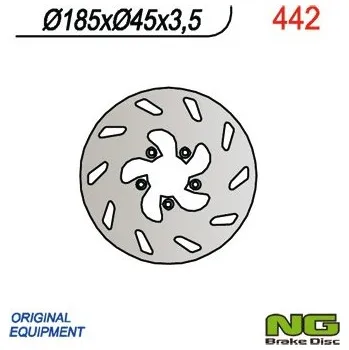 Brzda pro motocykl Zadní brzdový kotouč NG Beta 50 RR SUPERMOTARD 1998 - 2003