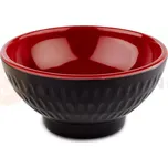 Mísa z melaminu, černo-červená Ø 240 mm | APS, Asia Plus