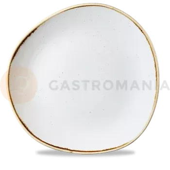 Talíř Bílý mělký talíř Trace, ručně zdobený 28,6 cm | CHURCHILL, Stonecast Barley White