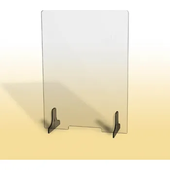 Recepce OFFICE PRO ochranné plexi sklo na stůl OC 650 M s nízkým otvorem