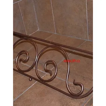 Parapet Předokenní kovaný držák truhlíku 9