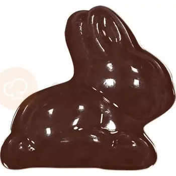 Čokoládová tyčinka Forma na čokoládu - Králík, 9+9 ks, 30x32x6 mm - 90-2034 | MARTELLATO, Choco Light