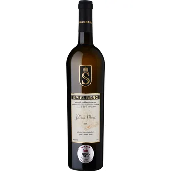 Víno Pinot Blanc AUSTERLITZ 2018, výběr z hroznů, SPIELBERG CZ, suché