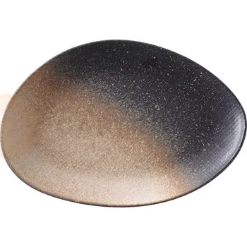 Talíř Oválný talíř z kameniny, Ø 25 cm | FINE DINE, Moon