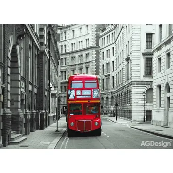 Fototapeta FTN M 2614 Obrazová vliesová fototapeta na zeď jednodílná FTNM2614 Double decker a Londýn, velikost 160 x 110 cm