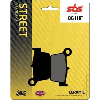 Brzda pro motocykl Zadní brzdové destičky SBS Beta 125 M4 2006 směs HF