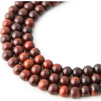 Korálek Korálek z červeného santalového dřeva 6 mm