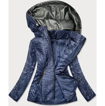 Modrá dámská bunda s prošíváním (BR0121) odstíny modré 50