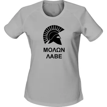 Dámské tričko Dámské funkční tričko MOLON LABE Two Line - světle šedá