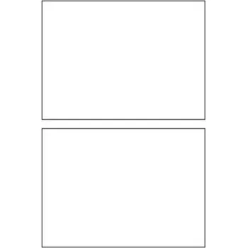 Speciální papír Etikety PRINT 180x130 mm bílé pololesklé 250 g/m2 (50xA4)