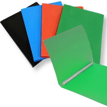 pořadač A4 PP 4kroužek neprůhledný, hřbet 20mm - červerná