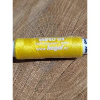 Nit Polyesterové nitě Unipoly návin 100 m 125 Buttercup