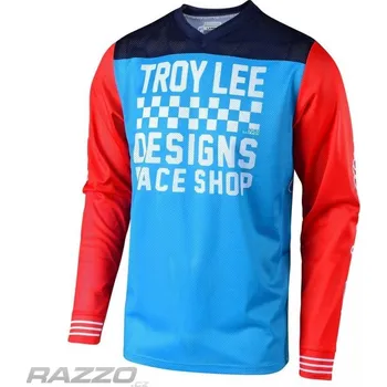 cyklistický dres Dres TroyLeeDesigns GP AIR Jersey Raceshop Ocean 2019 L