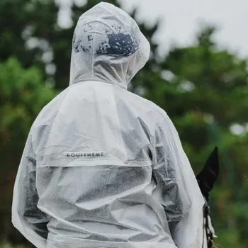 Jezdecké oblečení Nepromokavá pláštěnka Equi-Theme Saigon Transparentní L