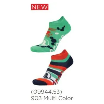 Pánské ponožky NOSHOW KIDS bavlněné dětské nízké ponožky Crocs 27-30 zelená / červená