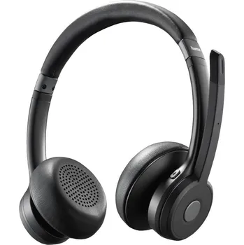Sluchátka Hama BT700 Headset otevřená (On Ear) Bluetooth® stereo černá headset, regulace hlasitosti Počítače