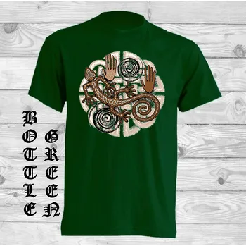 Dívčí tričko detske-levne-bavlnene-tricko-potisk-druid-jesterka Barva: Bottle green - lahvově zelená, velikost: 104