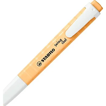 Zvýrazňovač Stabilo Zvýrazňovač - STABILO swing cool Pastel Edition - pastelová oranžová 453126