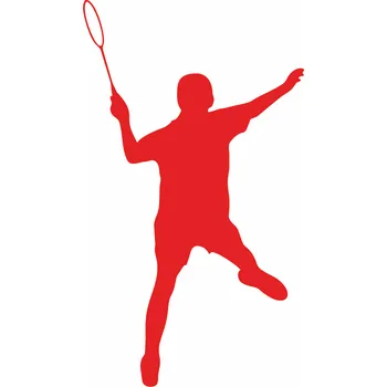 ON-DESIGN Potisk BADMINTONISTA Barva: červená, Velikost motivu: A5