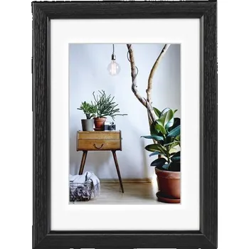 Rám na obraz Hama rámeček plastový BELLA MIA, černá, 13x18 cm