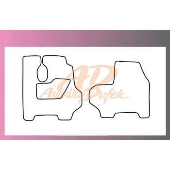 autokoberec autokoberce MB ACTROS-2007 textilní-pár