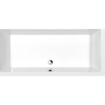 Sprchová vanička DEEP hluboká sprchová vanička s konstrukcí, obdélník 160x75x26cm, bílá