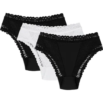 Kalhotky Wol-Bar Abra 3-pack barva: černá-černá-bílá XL