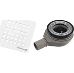 FLEXIA GEBERIT vaničkový sifon, průměr 90mm, DN40, krytka bílá