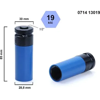 Auto-moto Klíč na kolové šrouby a matice Würth 071413019, na litá kola, hlava klíče 19mm