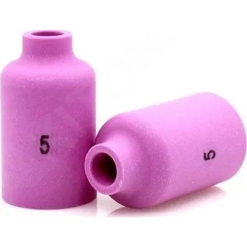 Příslušenství ke svářečce Keramická hubice č.5, 8,0 x 42mm pro hořáky TIG 17/18/26 s plynovou čočkou 54N17