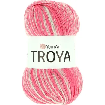 Galanterie YarnArt Troya 2116 tmavě růžová