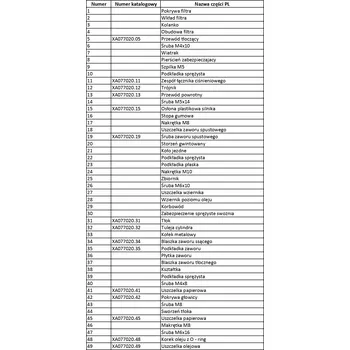 Těsnění motoru Těsnicí kroužek DEDRA XA077020.64
