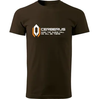 Pánské tričko Tričko CERBERUS - hnědá