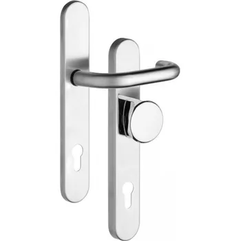 Rostex 802/O Bravo bezpečnostní kování - klika-knoflík 90 Nerez Mat Ti