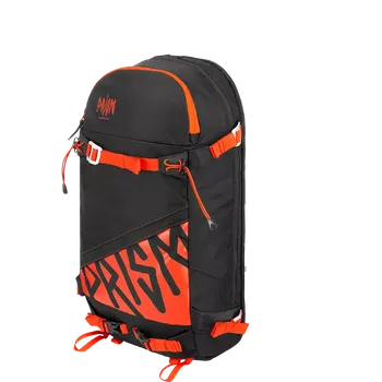 Sportovní batoh Prism Snow 22l Titanium Black / Orange Fire - BEZ ZÁDOVÉHO DÍLU