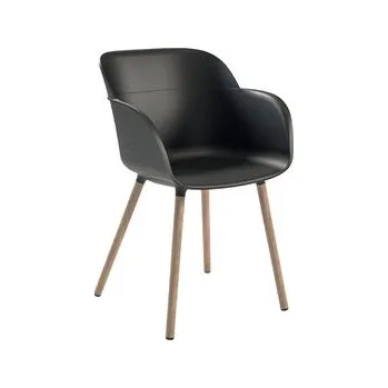 Křeslo křeslo Shell wooden legs