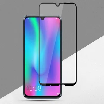 3x 3D ochranné tvrzené sklo s rámečkem pro Honor 20 Lite - černé - 2+1 zdarma