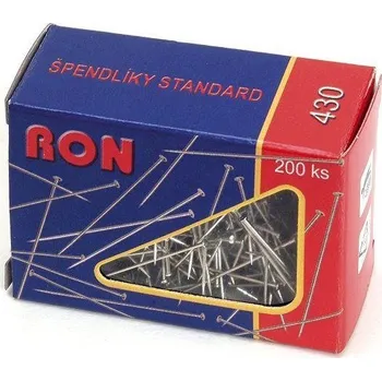 Špendlíky Ron 430, Standard kovové, 1bal/200ks
