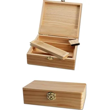 Dřevěná krabička s pomůckou pro rolování