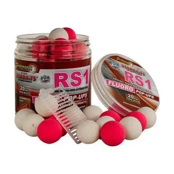 Boilies Starbaits Fluoro Pop-Ups Boilies Concept RS1 20mm 80gr