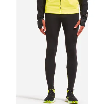 Pánské legíny KIPRUN Pánské běžecké hřejivé legíny Warm limitovaná edice S ZELENÁ|ČERNÁ|ŽLUTÁ