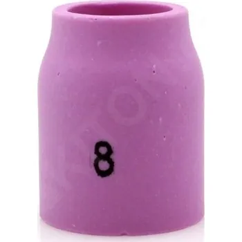 Příslušenství ke svářečce Keramická hubice č.8, 12,5x25mm pro hořáky TIG 9/20 s plynovou čočkou 53N61S