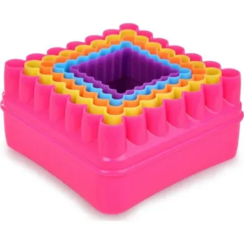 Vykrajovátko DEDRA Sada vykrajovátek čtverec 5ks