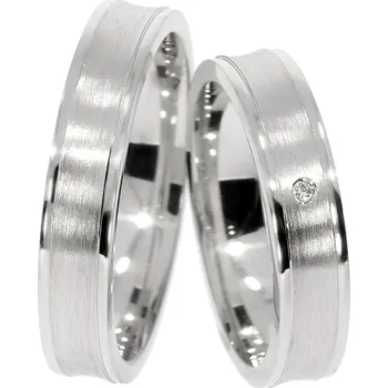 Prsten Zlatnictví Helios Stříbrné snubní prsteny FG-21
