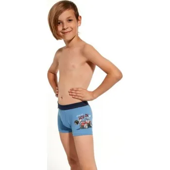 Boxerky Chlapecké boxerky Cornette 701/87 Tractor style Modrá 110/116