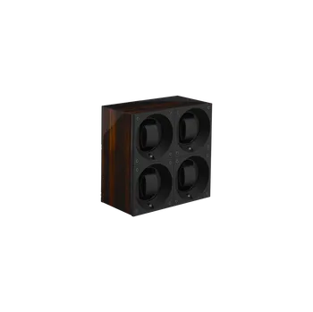 Natahovač hodinek SWISSKUBIK Multiple 4p SwissKubiK wood Shiny Varnished Macassar Ebony