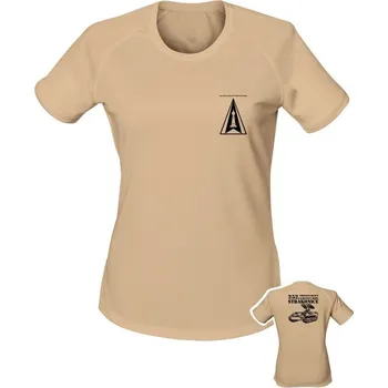 Dámské tričko Dámské funkční tričko 252. protiletadlový raketový oddíl - 9K35 Strela-10 - písková